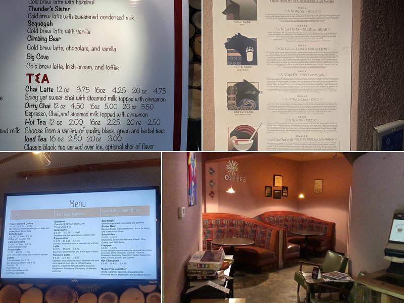 Qualla Java Cafe Menu