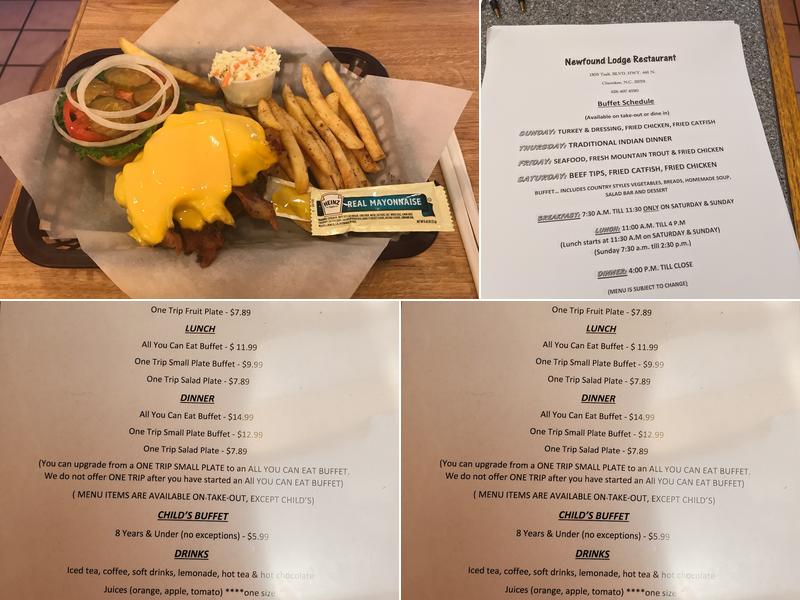 Luftee River Restaurant Menu