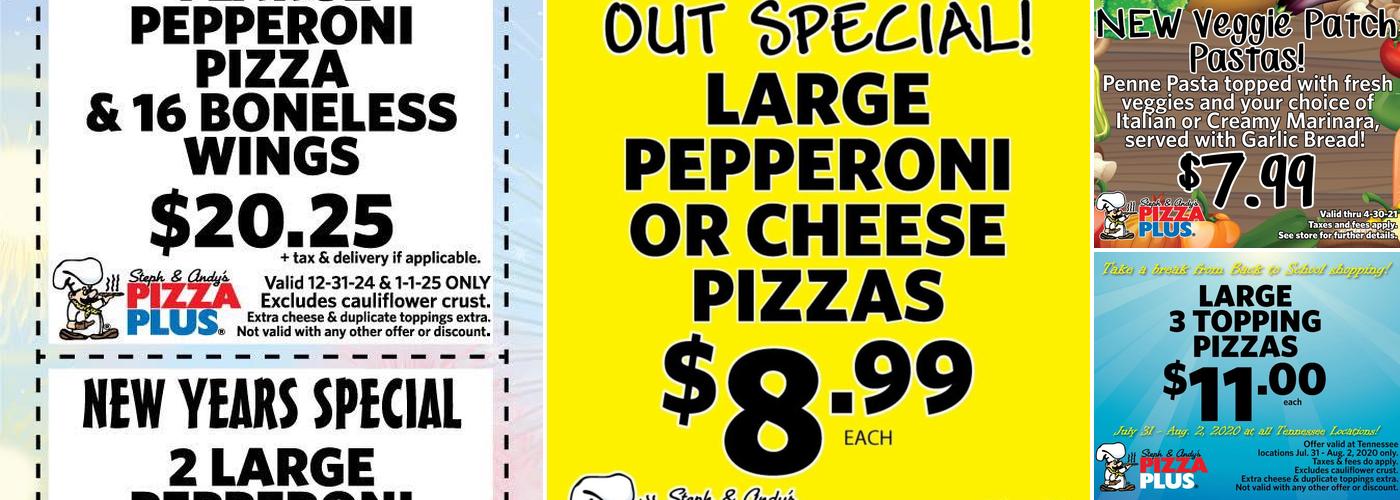 Pizza Plus Menu