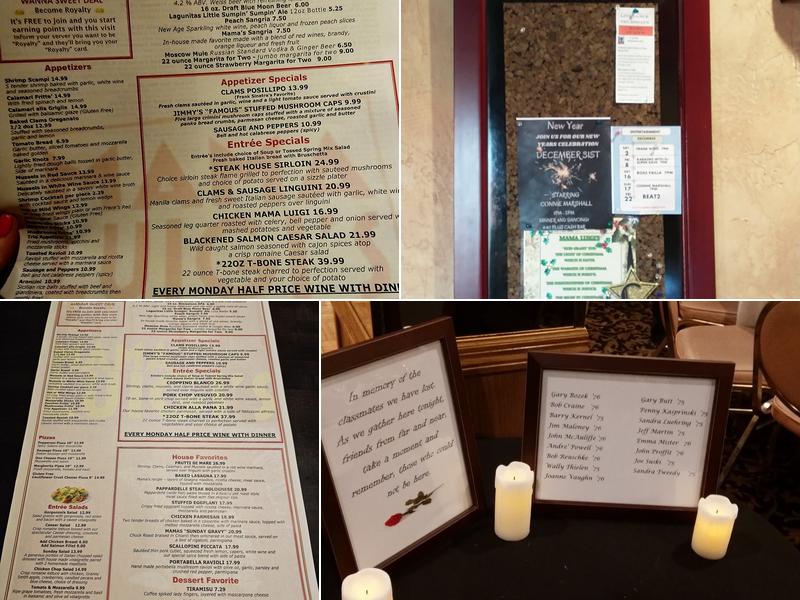 Mama Luigi's Restaurant & Banquets Menu