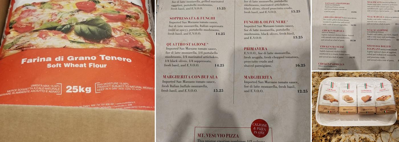 Giuseppe's Pizza Menu