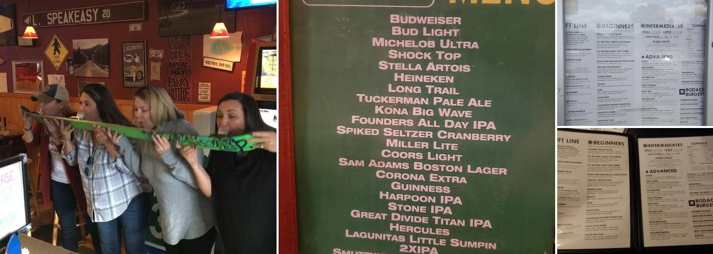 Pub 32 Menu