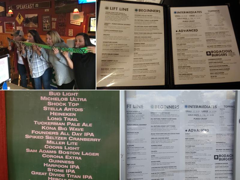Pub 32 Menu
