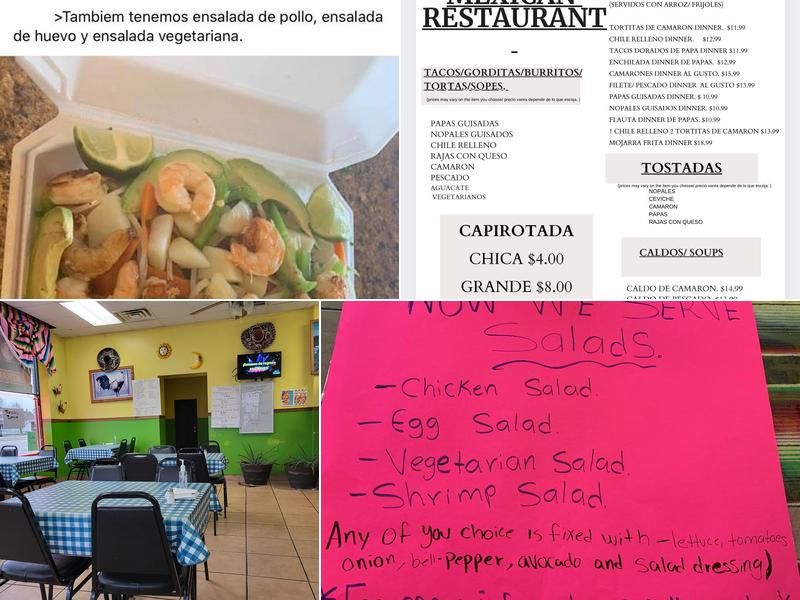 El Canelo Menu