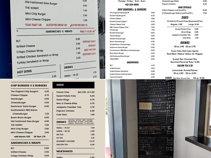 Little Top Drive-Thru Menu