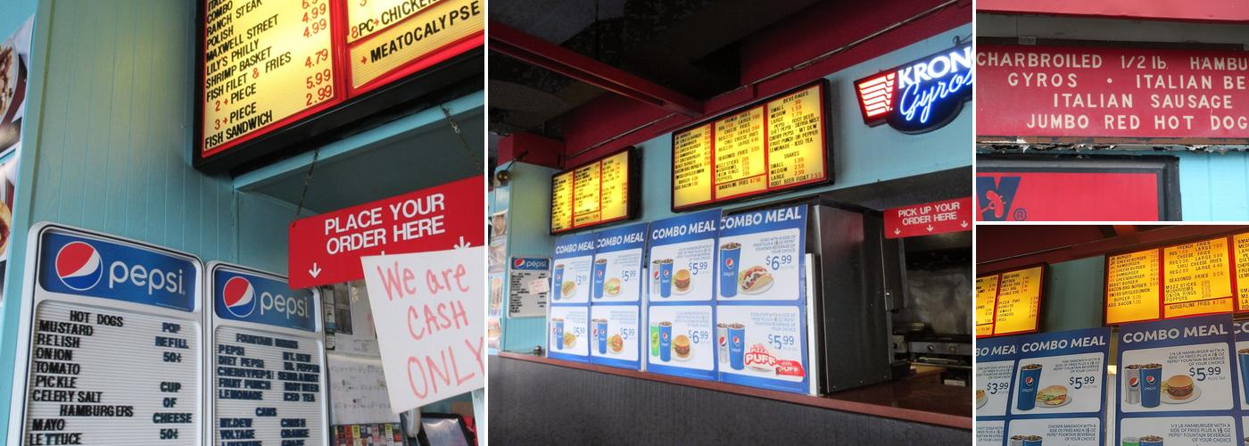 Lily's Menu