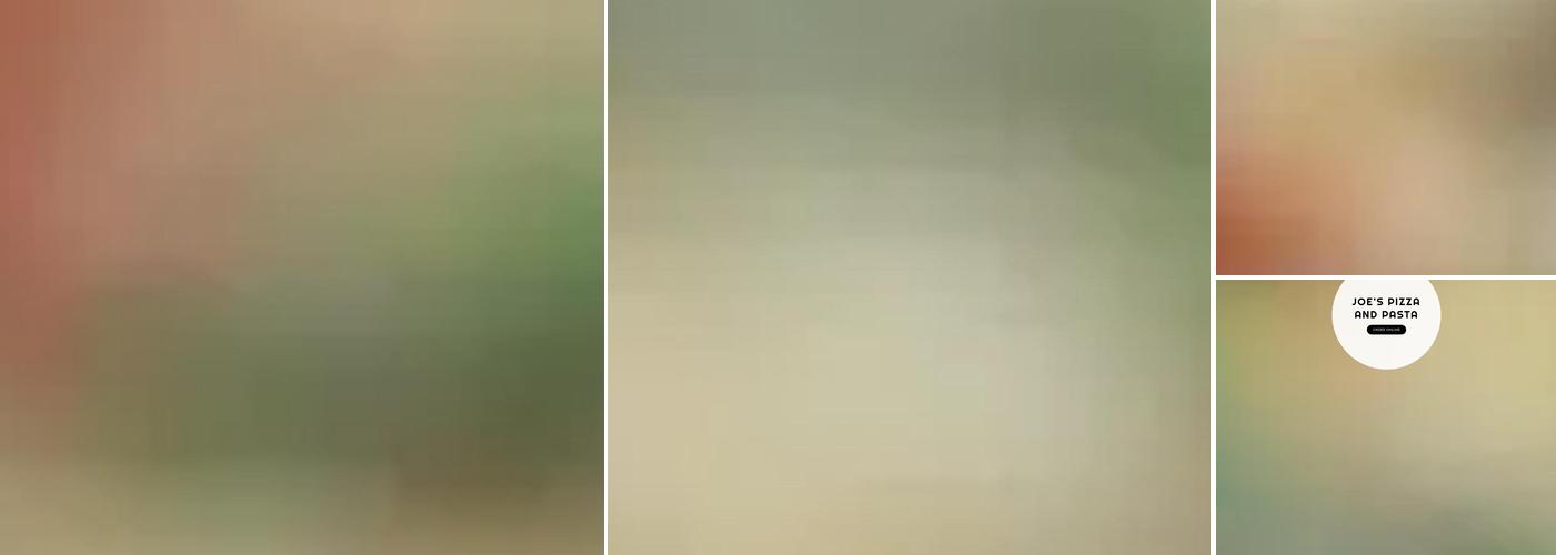 Joe’s Pizza And Pasta Menu