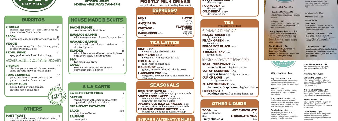 Post Commons Menu