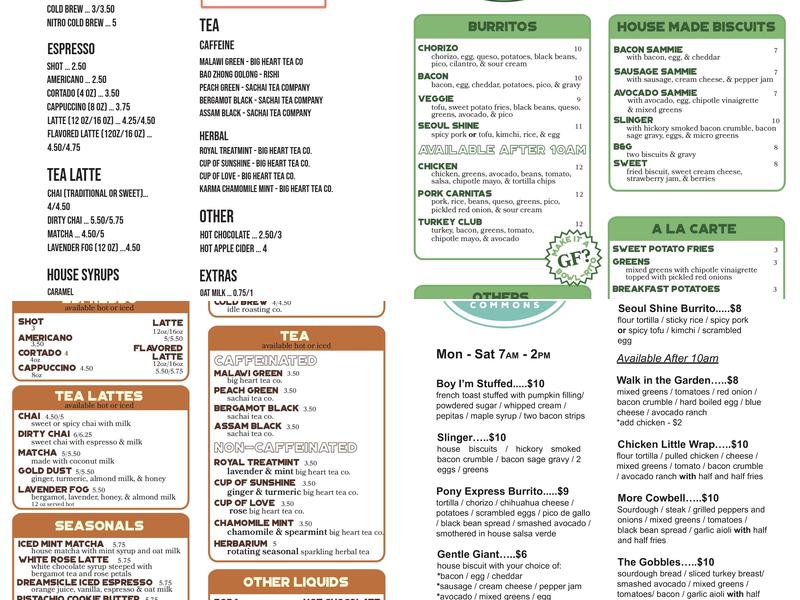 Post Commons Menu