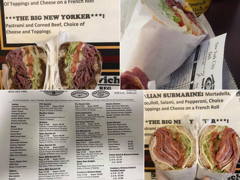 New York City Deli Menu