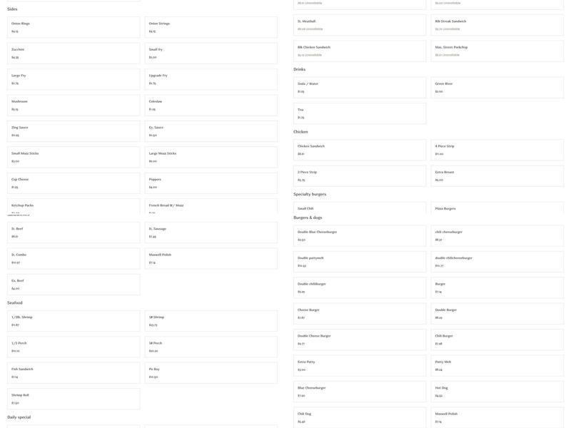Windy Hill Grill Menu