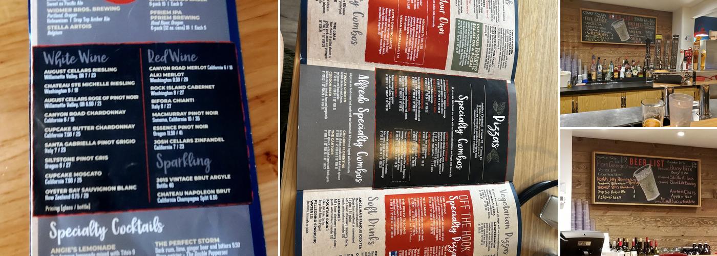 Angelina's Pizzeria & Cafe Menu