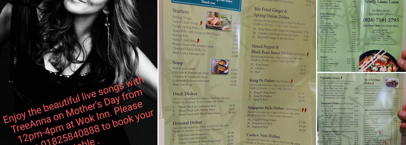 Wok Inn Chinese Takeaway Menu