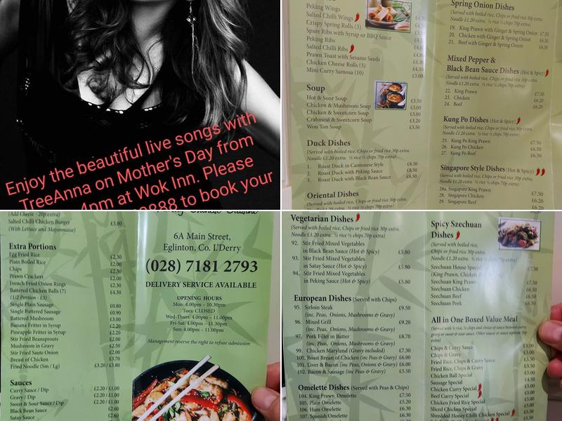 Wok Inn Chinese Takeaway Menu