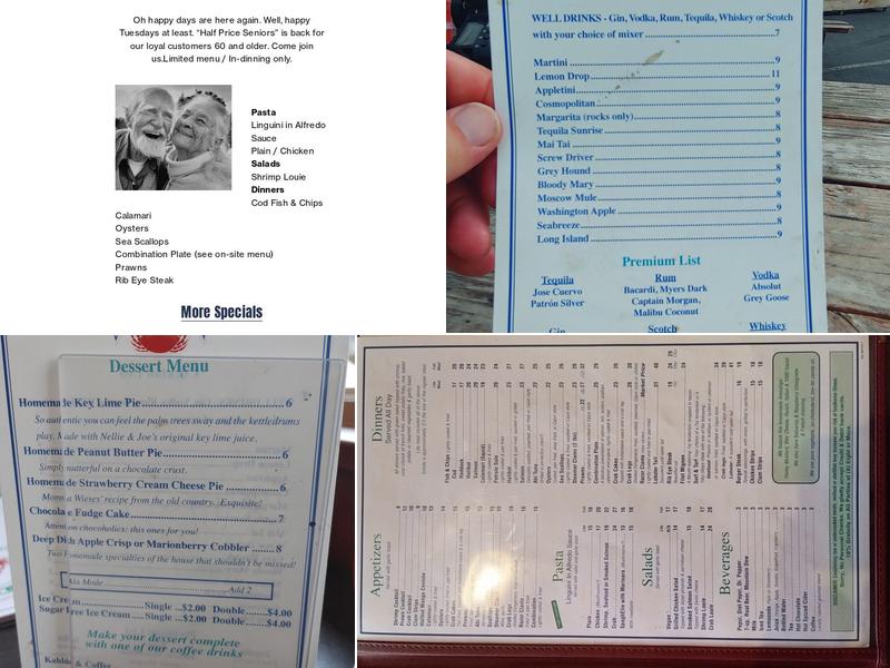 Dooger's Seafood & Grill Menu