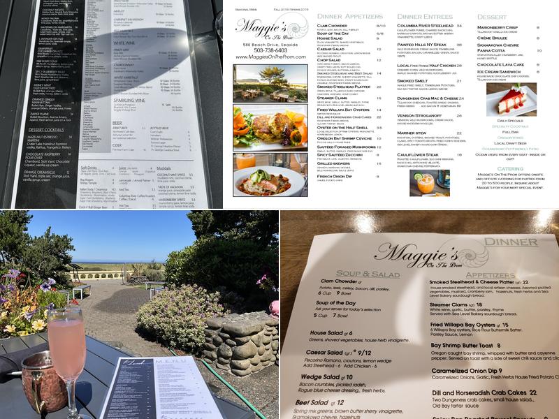 Maggie's On the Prom Menu