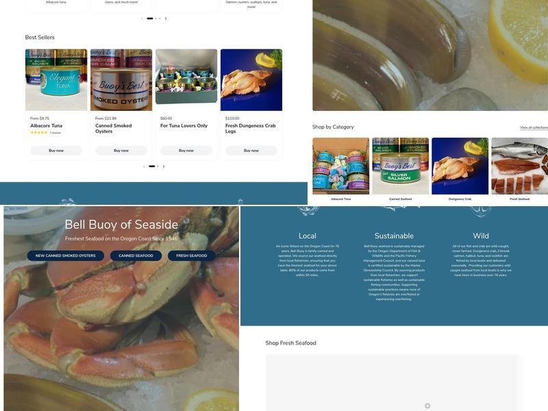 Bell Buoy of Seaside Menu