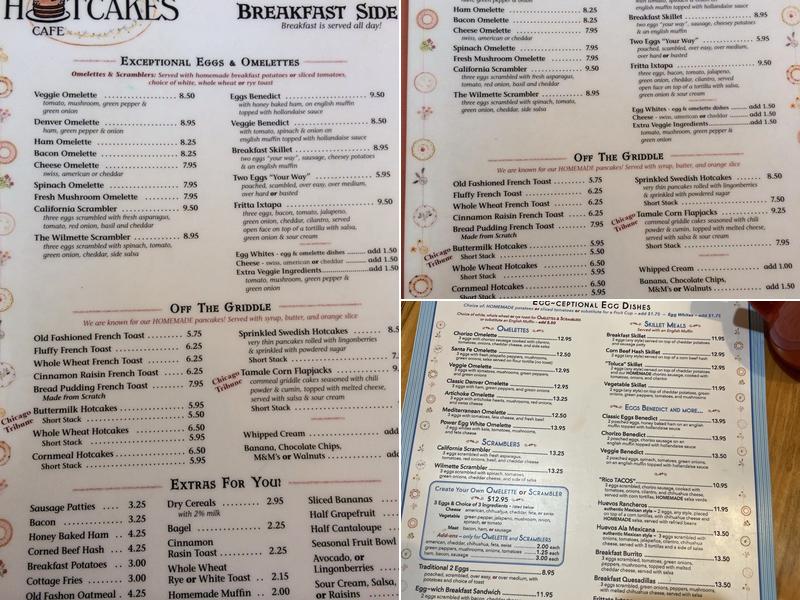 Hotcakes Menu