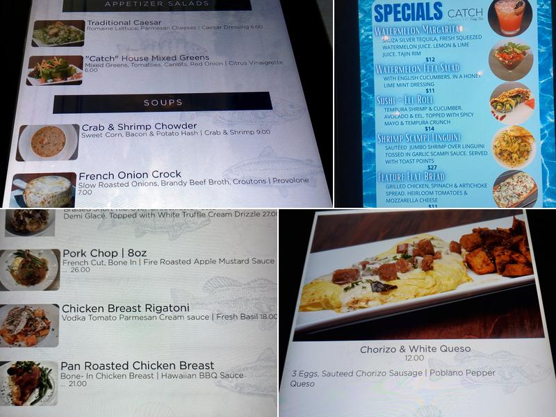 Catch Twenty Three Menu