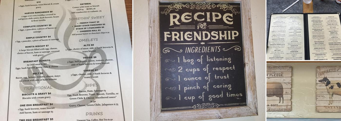 Alto Cafe Menu