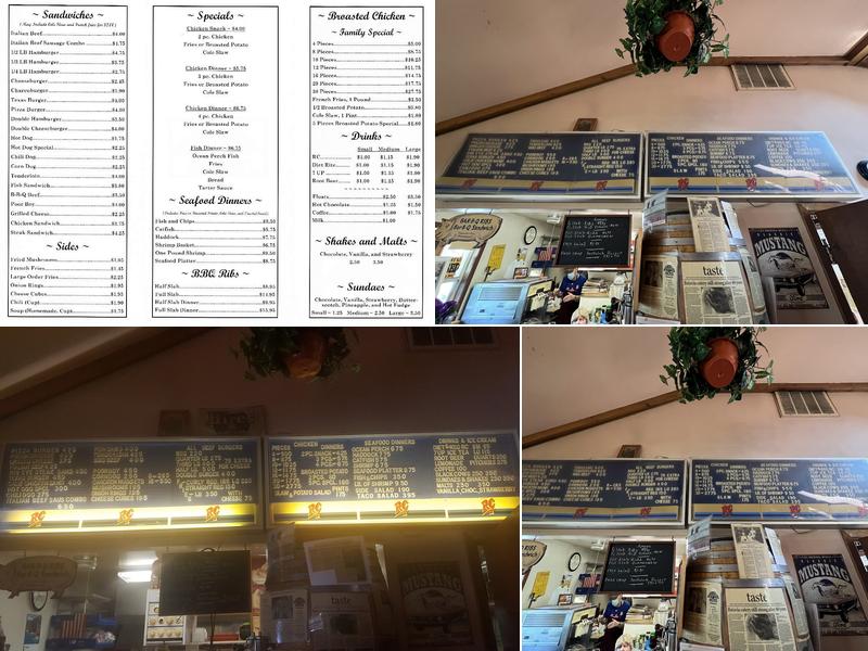 Elms Restaurant Menu