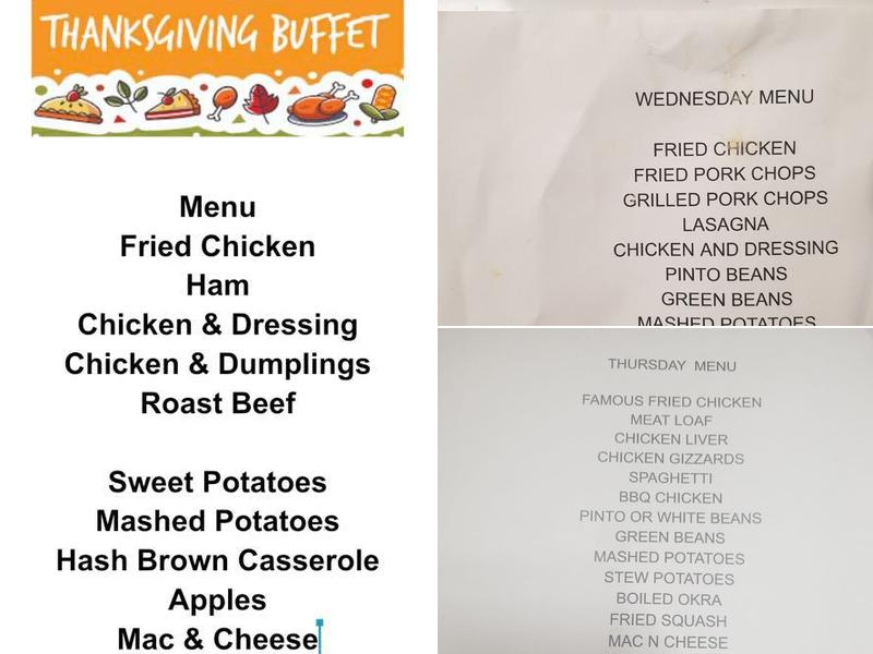 The Dinner Table Menu