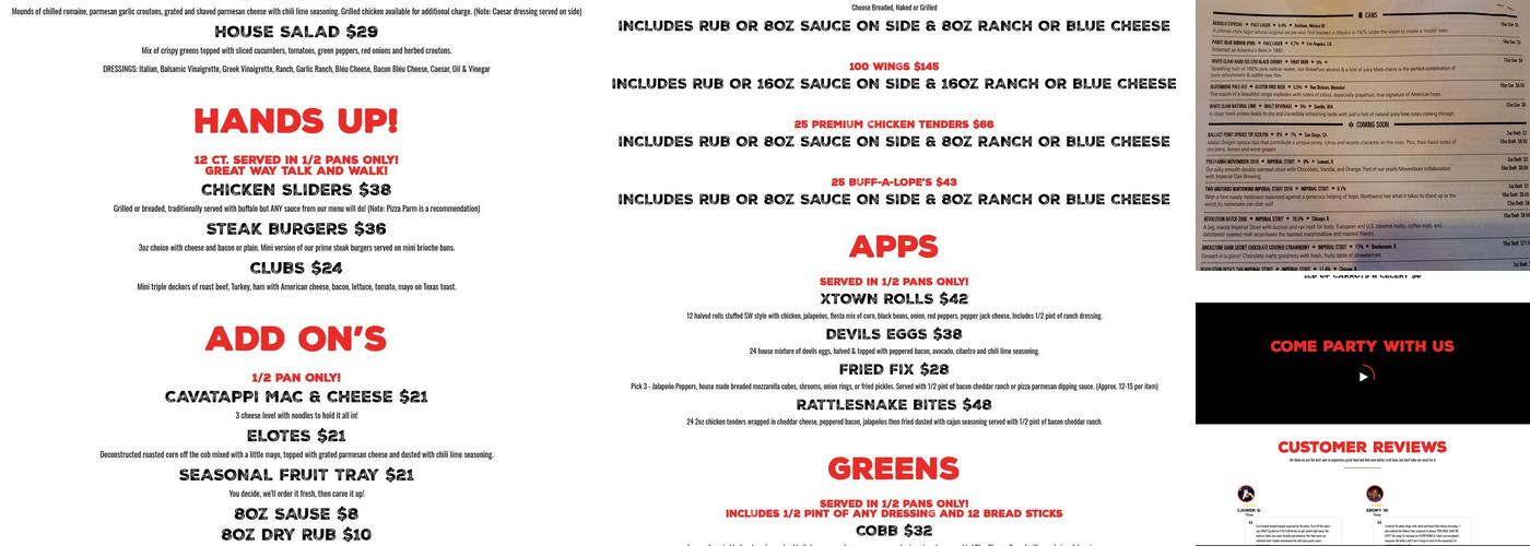 Crosstown Pub & Grill Menu