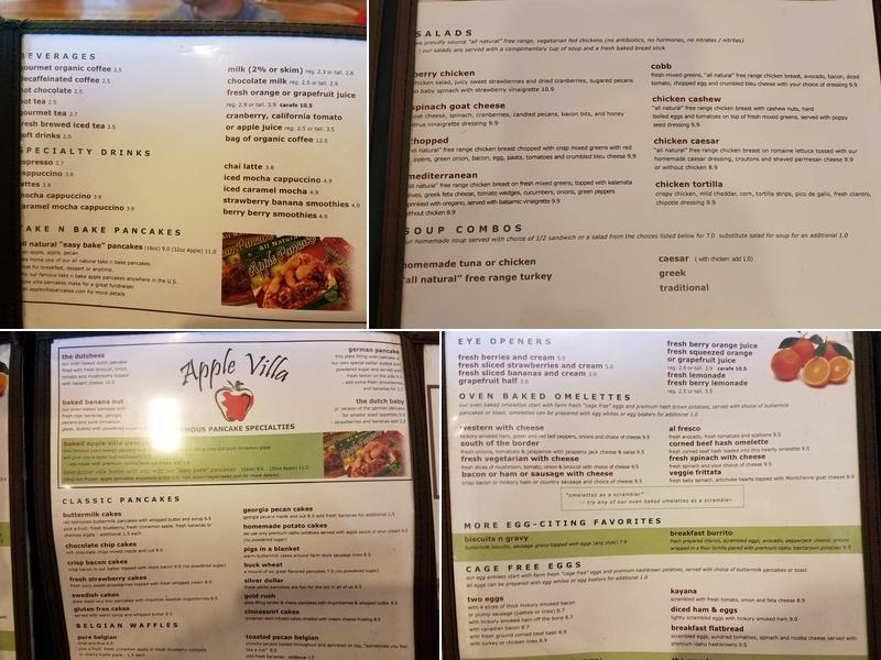 Apple Villa Cafe - Catering Menu