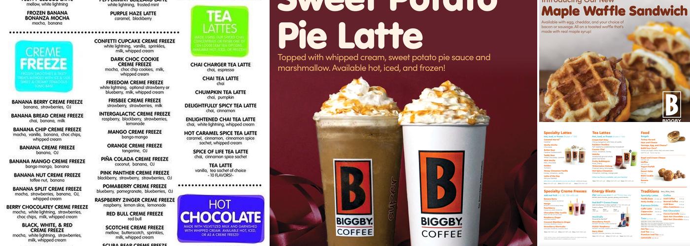 BIGGBY COFFEE Menu