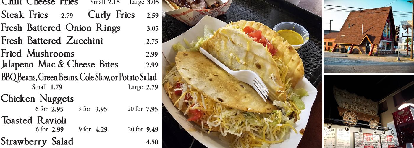 Bert's Chuck Wagon Menu
