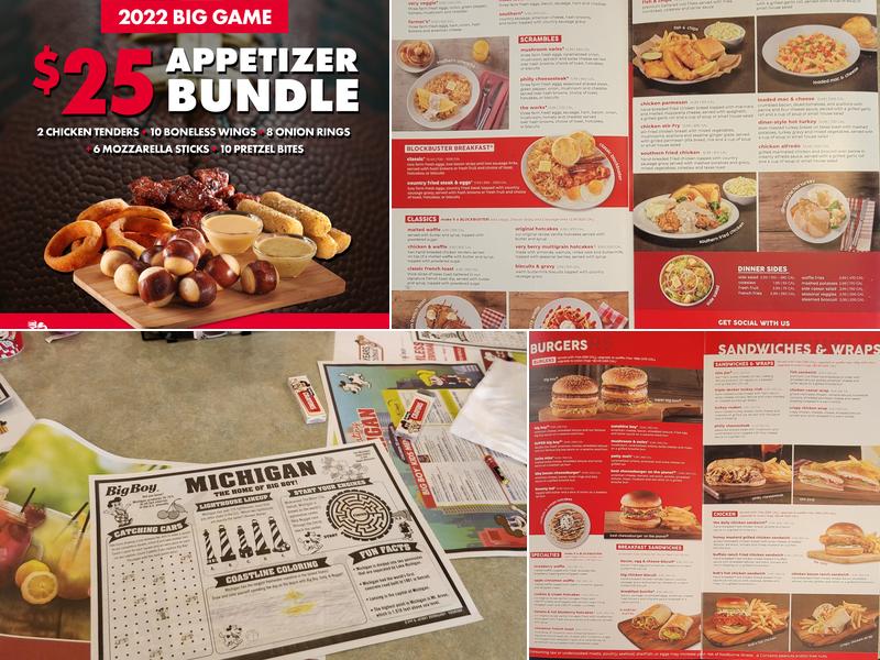 BIG BOY Menu
