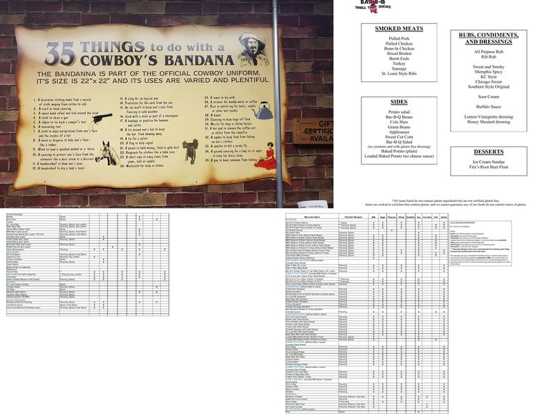 Bandana's Bar-B-Q Collinsville, IL Menu