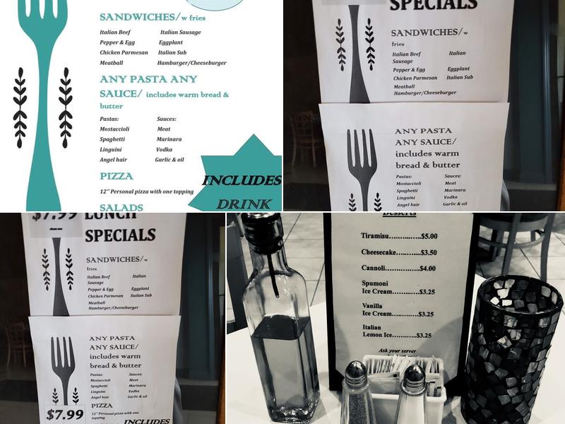 Gianni's Ristorante & Pizzeria Menu