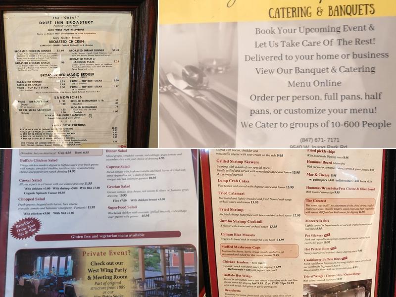 Great Escape Restaurant Menu