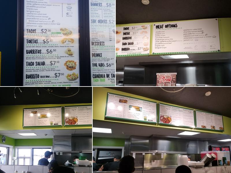 Cilantro Taco Grill Menu