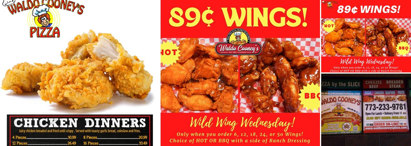 Waldo Cooneys Pizza Menu