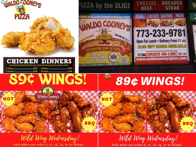 Waldo Cooneys Pizza Menu