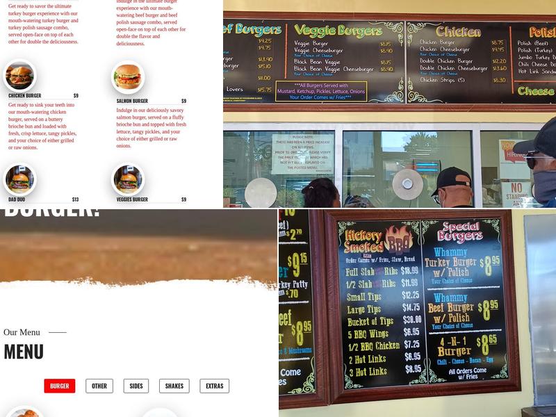 That's A Burger Menu