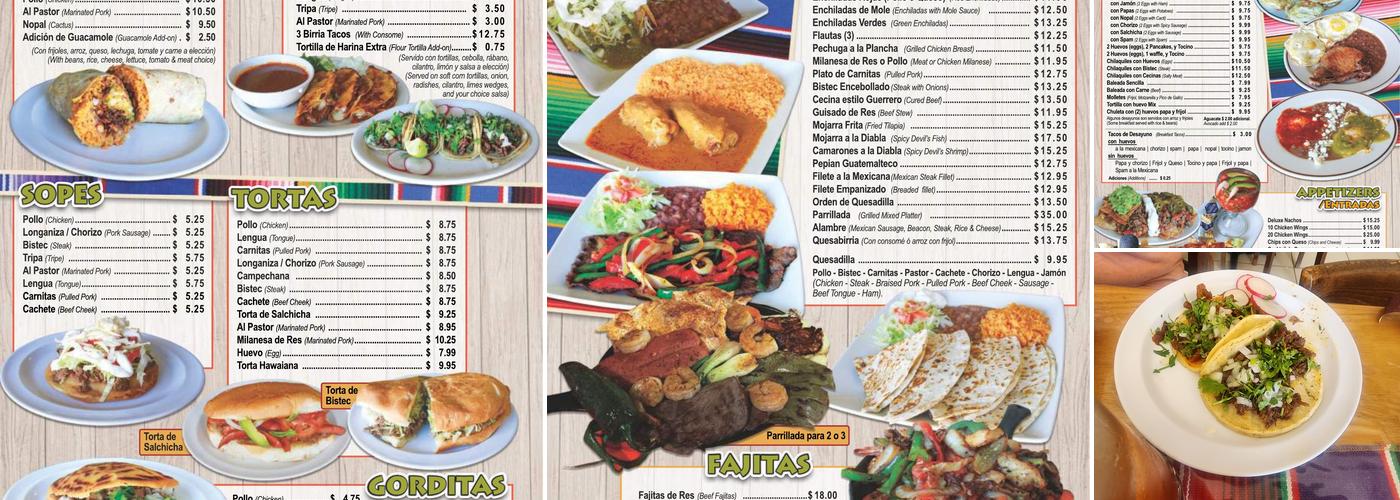 Mr. Taco Menu