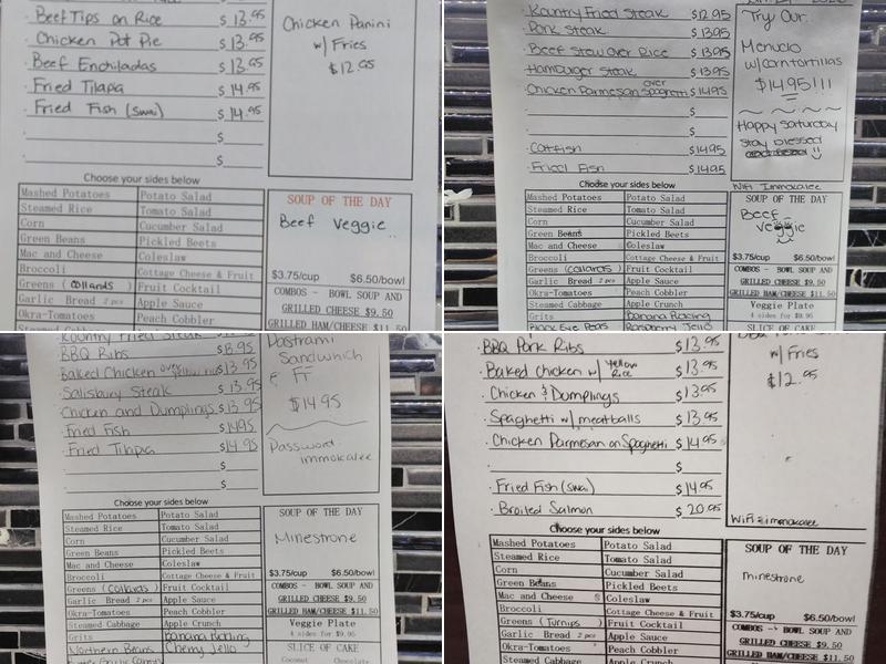 Kountry Kitchen Menu