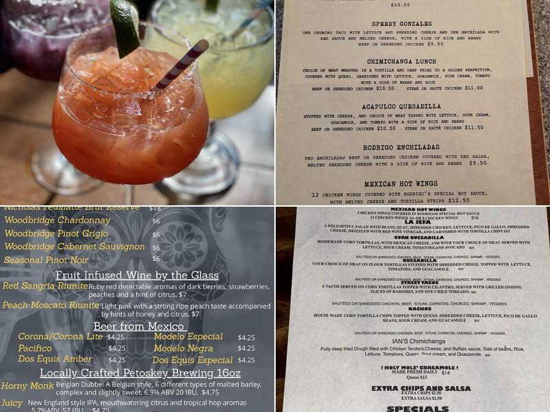 Rodrigo's Menu