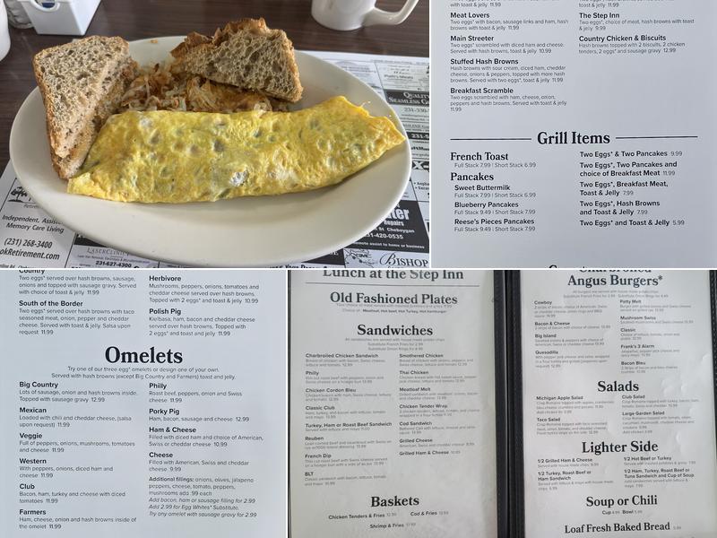 Step Inn Menu