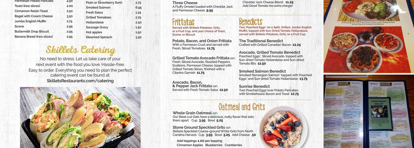 Skillets - Naples - The Strand Menu