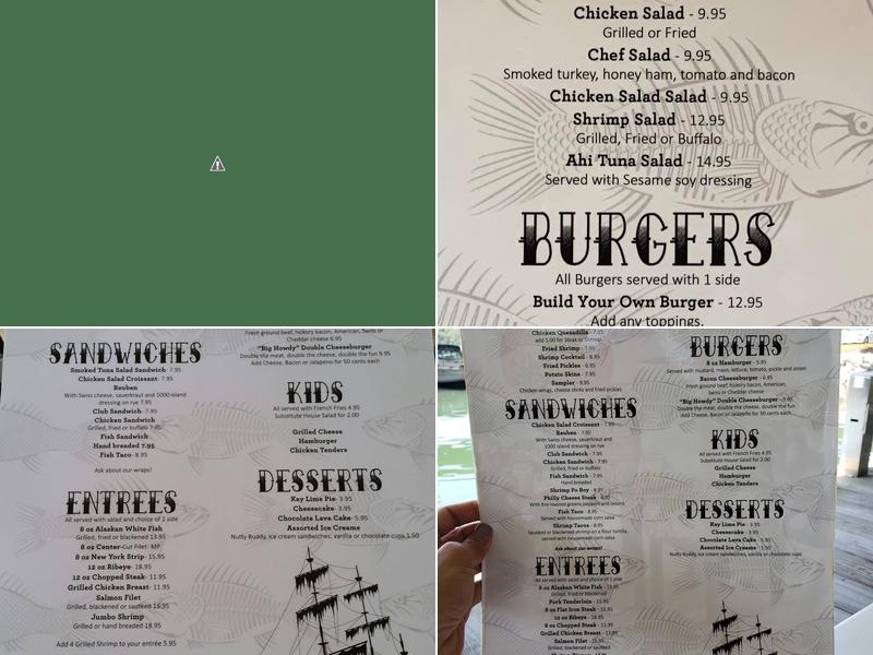 Dockside Grill at Tellico Marina Menu