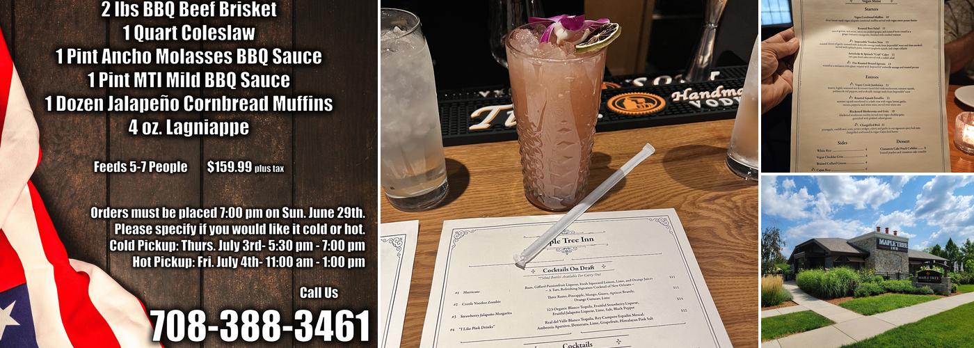 Maple Tree Inn Menu