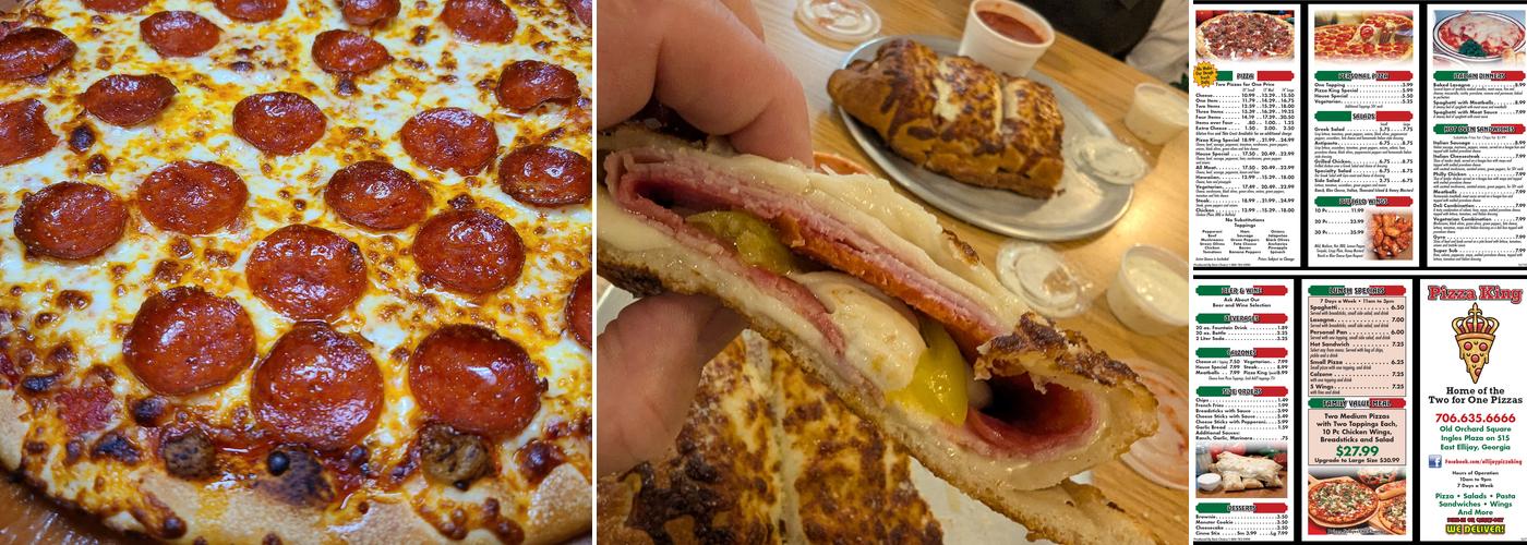 Pizza King Menu
