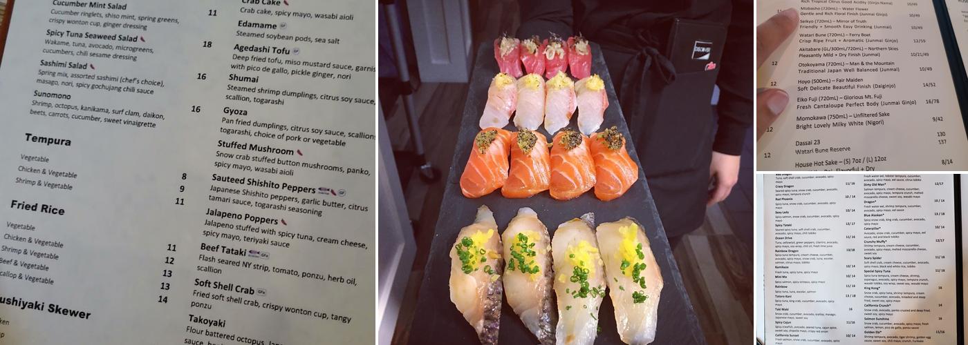 Blufish Menu