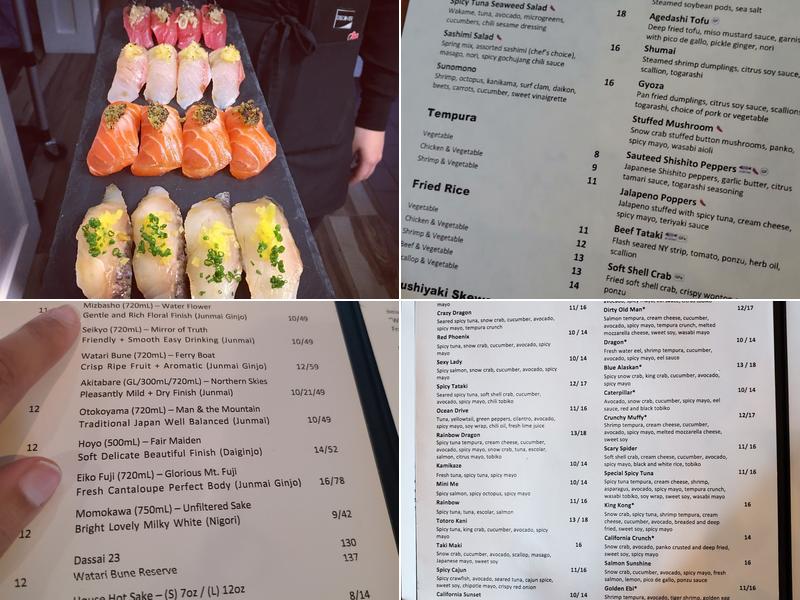 Blufish Menu