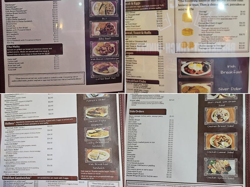 Lucky Grill Menu