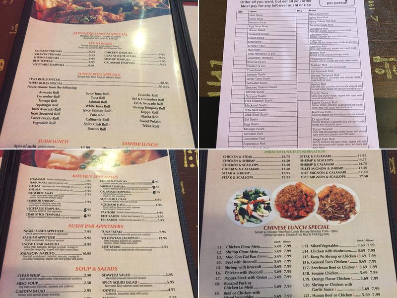 Asian Harbor Menu
